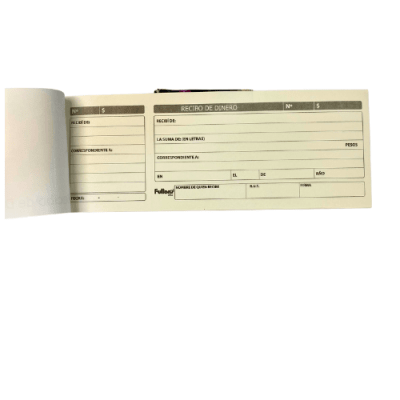 RECIBO DE DINERO FULTONS