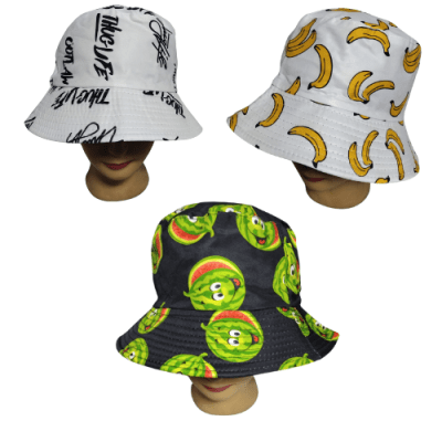 GORRO PESCADOR REVERSIBLE C/DISEÑO