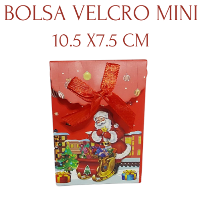 BOLSA VELCRO MINI NAVIDAD