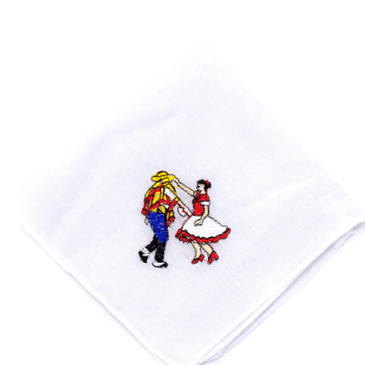 PAÑUELO BORDADO S/BLONDA