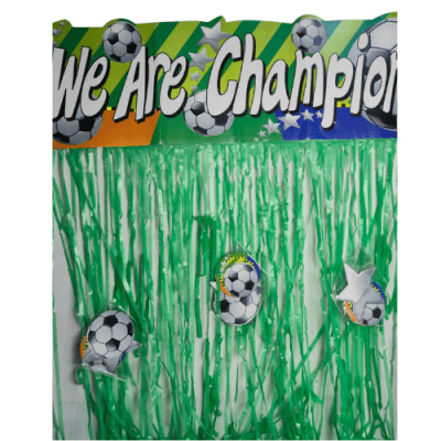 CORTINA CUMPLEAÑO FUTBOL