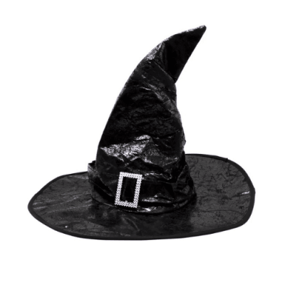 SOMBRERO BRUJA CUERO