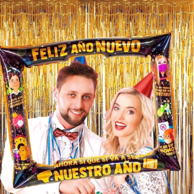 GLOBO MARCO SELFIE AÑO NUEVO