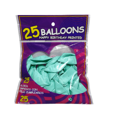 GLOBO LATEX X25 BALLONS