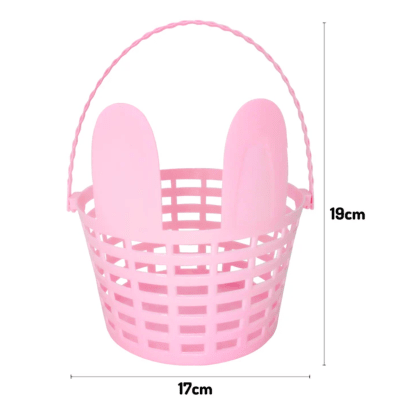 CANASTO PLASTICO OREJITAS