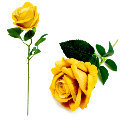 ROSA ARTIFICIAL AMARILLA
