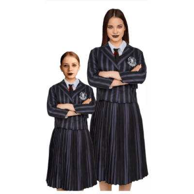 DISFRAZ MERLINA UNIFORME