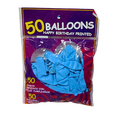 GLOBO LATEX X50 BALLONS