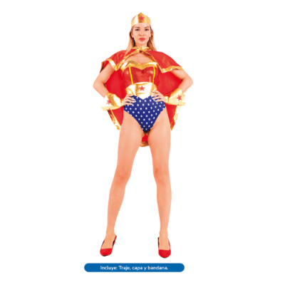 DISFRAZ MUJER MARAVILLA SEXY