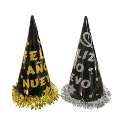 GORRO CONO AÑO NUEVO