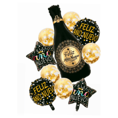 SET GLOBOS AÑO NUEVO
