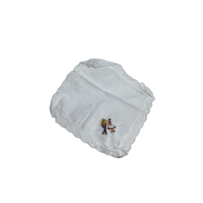 PAÑUELO BORDADO C/BLONDA
