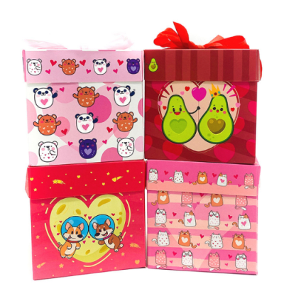 CAJA REGALO 15X15 LOVE COMIC
