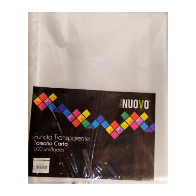 FUNDAS TRANSPARENTE CARTA