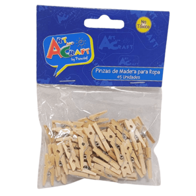 MINI PERROS MADERA NATURAL