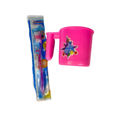 VASO CON CEPILLO