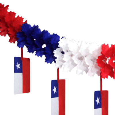 GUIRNALDA BANDERA PAPEL 40cm *2 mt