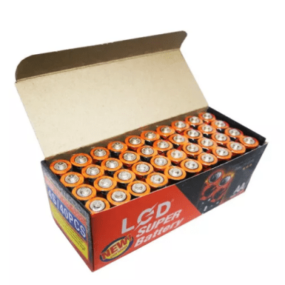 CAJA PILA LCD AAA