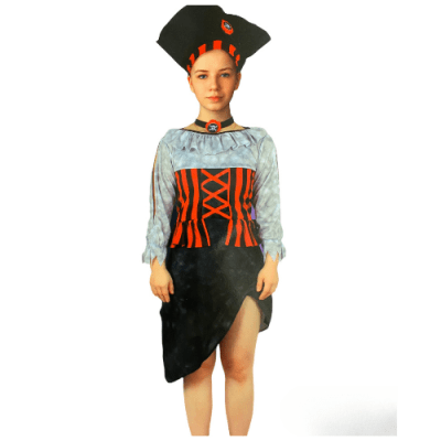 DISFRAZ PIRATA NIÑA#