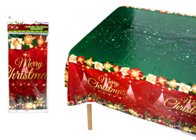 MANTEL NAVIDAD PLASTICO