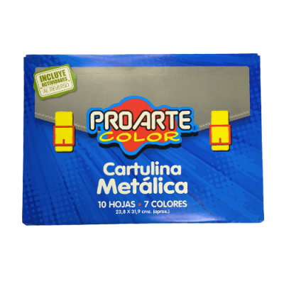 EST DE CARTULINAS METALICA PROARTE