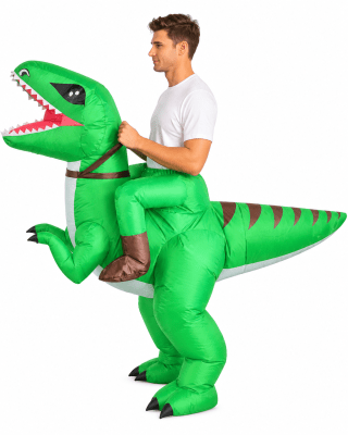 DISFRAZ INFLABLE DINOSAURIO ARRIBA AD