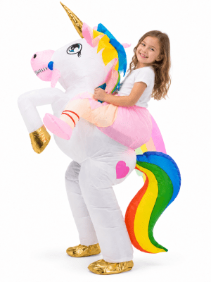 DISFRAZ INFLABLE UNICORNIO