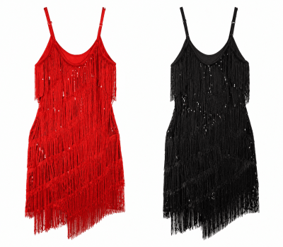 VESTIDO CHARLESTON NEGRO