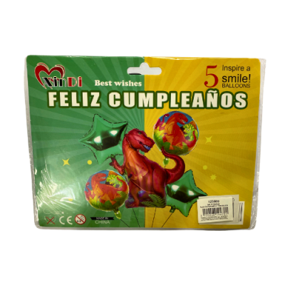 SET GLOBO DINOSAURIO