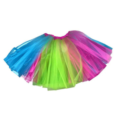 TUTU LARGO MULTICOLOR (UNICORNIO)