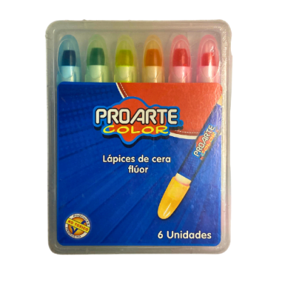 LAPICES DE CERA FLUOR PROARTE