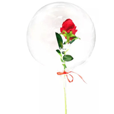 GLOBO BURBUJA ROSA