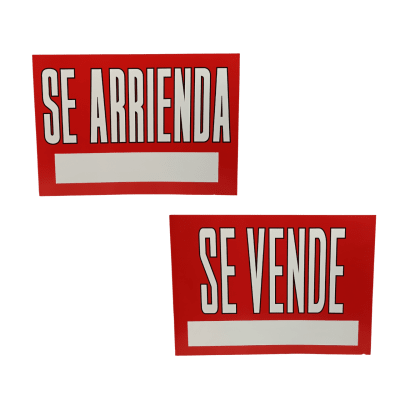 LETRERO SE VENDE/SE ARRIENDA