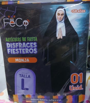 DISFRAZ MONJA