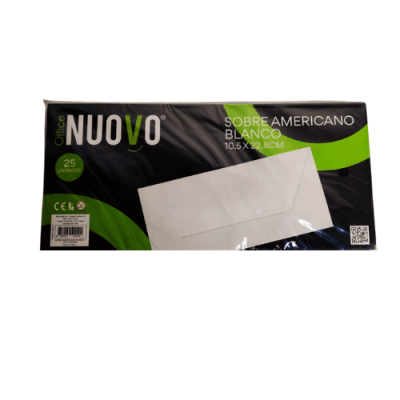 SOBRE AMERICANO BLANCO #