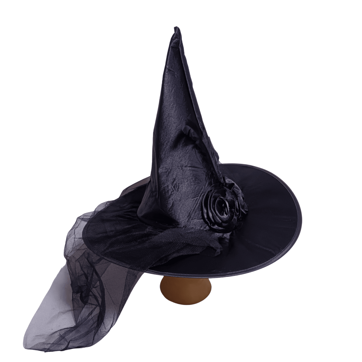 SOMBRERO BRUJA CON ROSA2