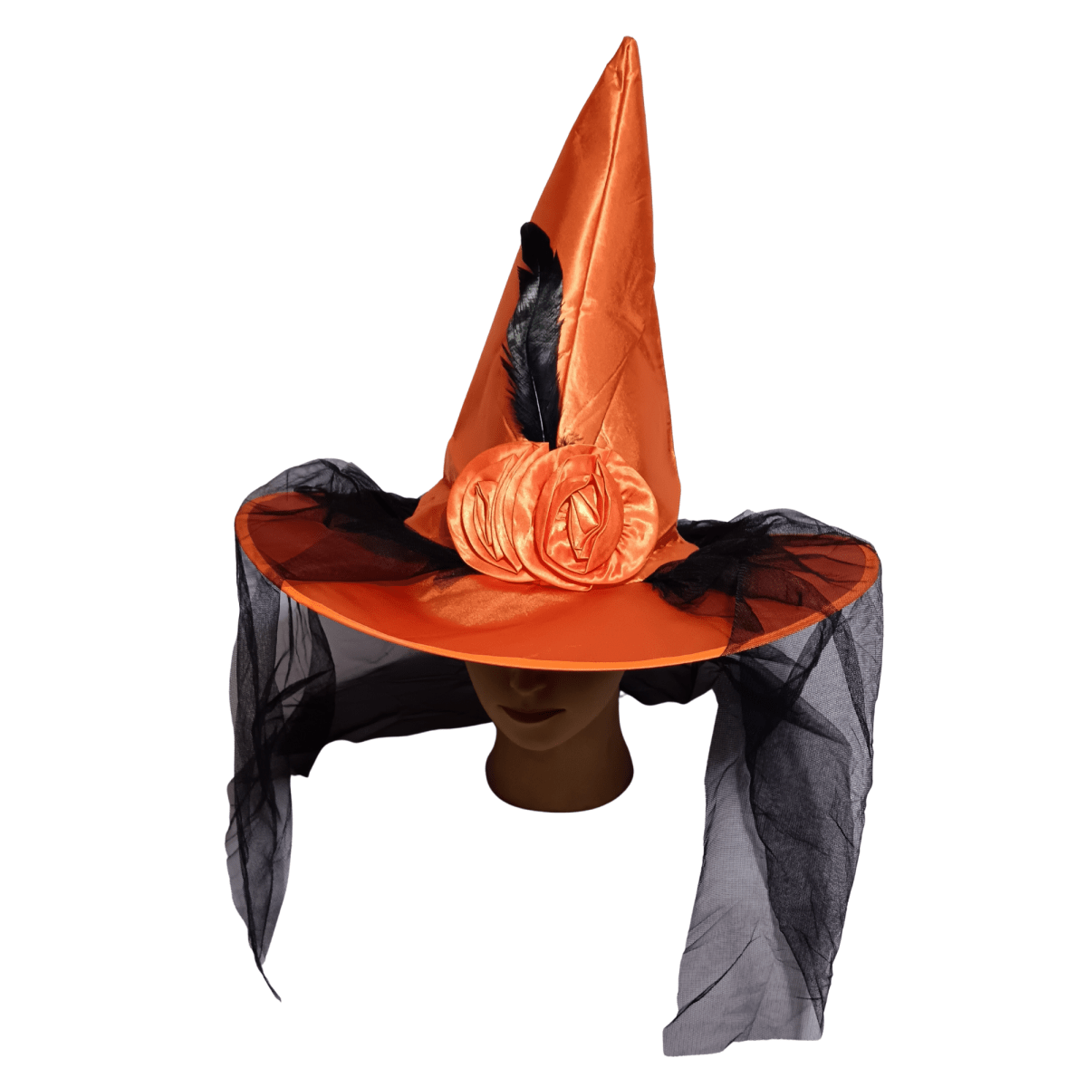 SOMBRERO BRUJA CON ROSA4