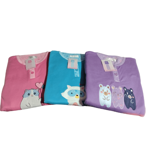 PIJAMA FRANELA MUJER1