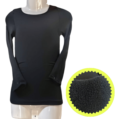 CAMISETA POLAR NEGRA NIÑA1