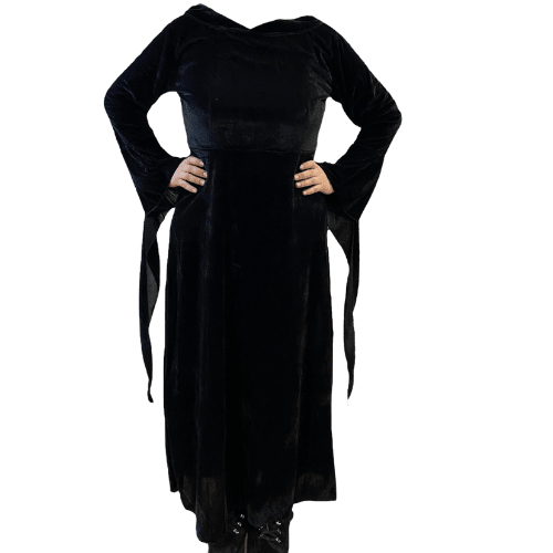 DISFRAZ MORTICIA#1