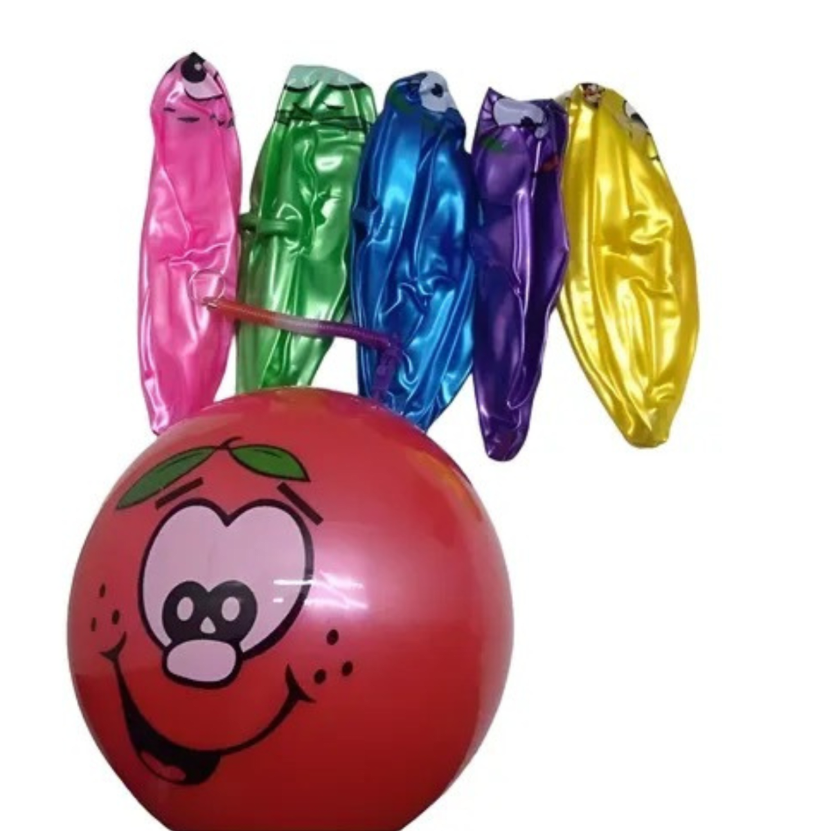 PELOTA CON RESORTE PVC3