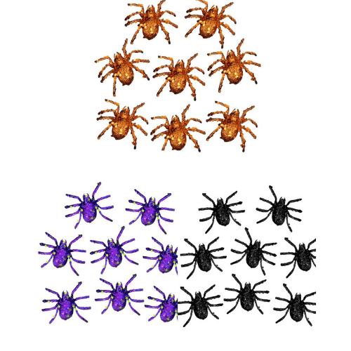 SET ARAÑA GLITER X81