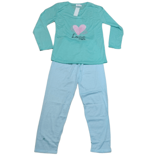 PIJAMA ALGODON LARGO MUJER1