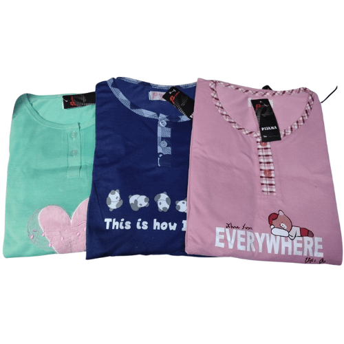 PIJAMA ALGODON LARGO MUJER2