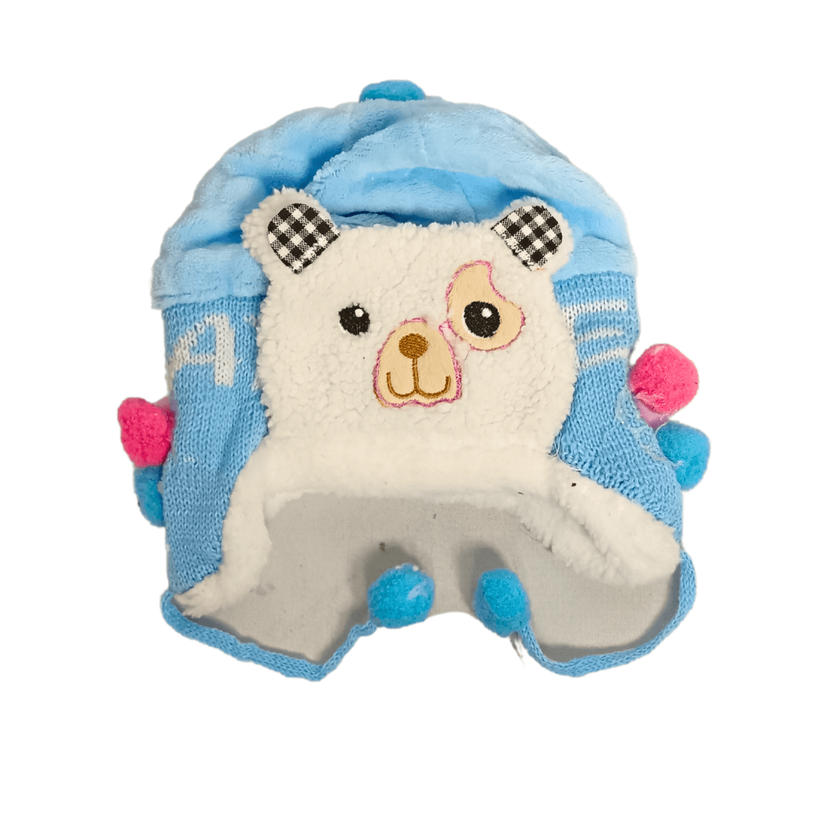 GORRO CHAVO BEBE POMPOM4