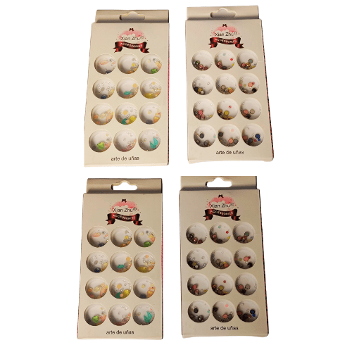 SET GLITER DE UÑA X123
