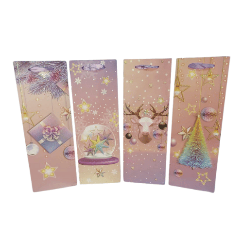 BOLSA BOTELLA NAVIDAD BRILLO3