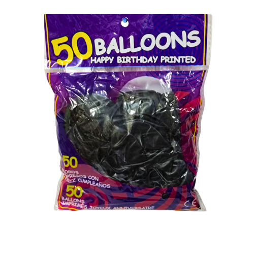 GLOBO LATEX X50 BALLONS6