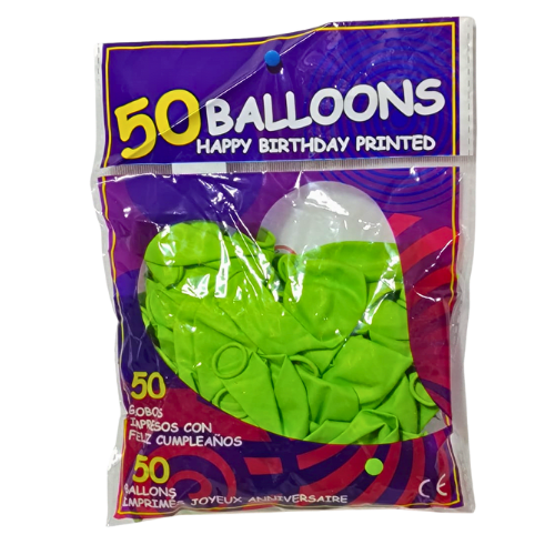 GLOBO LATEX X50 BALLONS9