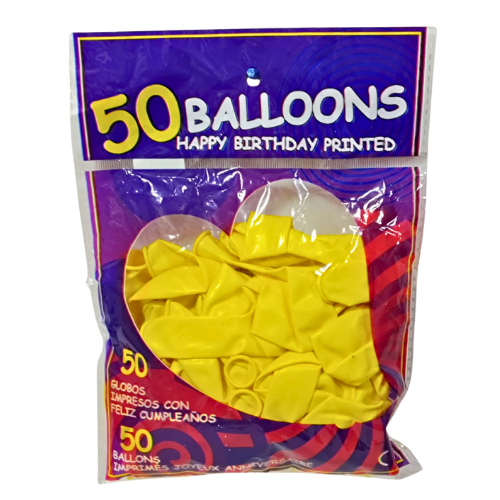 GLOBO LATEX X50 BALLONS10